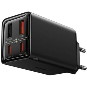 GreenZech 65W 4-Port EU Charger with 2 USB-A & 2 USB-C Ports, Fast Charging, Compact Desig GreenZech 65W 4-Port EU Charger with 2 USB-A & 2 USB-C Ports, Fast Charging, Compact Desig