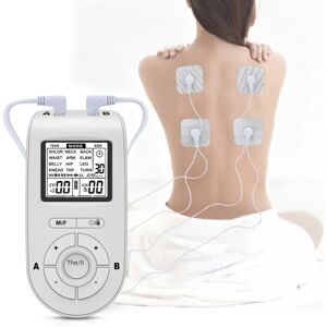 GreenZech TENS/EMS Dual Pulse Massager - 24 Modes, 40 Intensity Levels, Dual Output, Recha GreenZech TENS/EMS Dual Pulse Massager - 24 Modes, 40 Intensity Levels, Dual Output, Recha