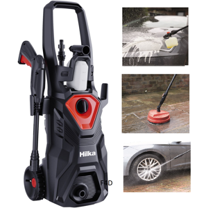 HILKA PRESSURE WASHER JET WASH PATIO CLEANER 1600W FOAM BOTTLE CAR HOME 91051600 HILKA PRESSURE WASHER JET WASH PATIO CLEANER 1600W FOAM BOTTLE CAR HOME 91051600