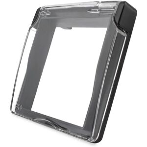 GreenZech (Black) EU Standard Socket Waterproof Cover Plastic Decorative for Light Switch GreenZech (Black) EU Standard Socket Waterproof Cover Plastic Decorative for Light Switch