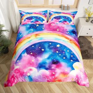 Unbranded (Purple Pink Blue, Double(No Comforter)) Coffee Gnome Bedding Set Double,Cartoon Unbranded (Purple Pink Blue, Double(No Comforter)) Coffee Gnome Bedding Set Double,Cartoon