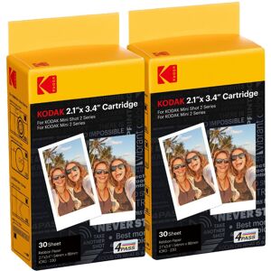 4PASS Film Cartridge 2.1" x 3.4" (60 Sheets) for Kodak Mini 2 Retro and Mi 4PASS Film Cartridge 2.1" x 3.4" (60 Sheets) for Kodak Mini 2 Retro and Mi
