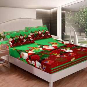 Unbranded (Multi 02, Single(35"x75")(No Comforter)) Tbrand Merry Christmas Bedding Decor S Unbranded (Multi 02, Single(35"x75")(No Comforter)) Tbrand Merry Christmas Bedding Decor S