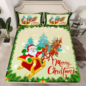 Unbranded (Multi 02, Double(No Comforter)) Girls Pink Christmas Double Bedding Set,Kids Cu Unbranded (Multi 02, Double(No Comforter)) Girls Pink Christmas Double Bedding Set,Kids Cu