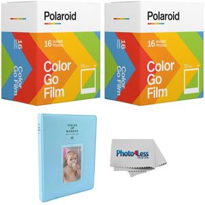 Polaroid GO Color Instant Film - Double Pack X2 Photo Album for Polaroid GO Fil Polaroid GO Color Instant Film - Double Pack X2 Photo Album for Polaroid GO Fil