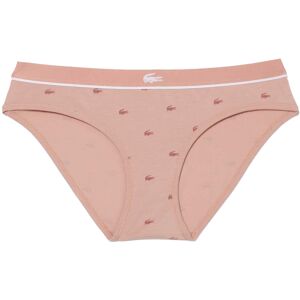 (XXL, Pink) Lacoste Womens/Ladies All Over Logo Cotton Stretch Briefs (XXL, Pink) Lacoste Womens/Ladies All Over Logo Cotton Stretch Briefs