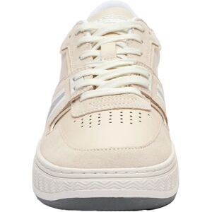 (9 UK, Off White) Lacoste Unisex Adult L001 Leather Trainers (9 UK, Off White) Lacoste Unisex Adult L001 Leather Trainers