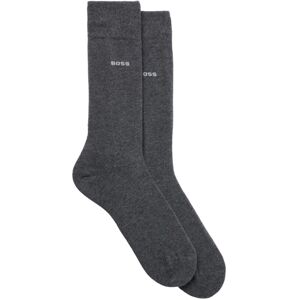 Hugo Boss (5.5 UK-8 UK, Grey) Boss Unisex Adult Logo Socks (Pack of 2) Hugo Boss (5.5 UK-8 UK, Grey) Boss Unisex Adult Logo Socks (Pack of 2)