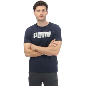 (S, Navy) Puma Mens Sportstyle Logo T-Shirt (S, Navy) Puma Mens Sportstyle Logo T-Shirt