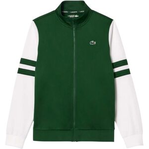 (L, Green/White) Lacoste Unisex Adult Sportsuit Striped Tennis Jacket (L, Green/White) Lacoste Unisex Adult Sportsuit Striped Tennis Jacket