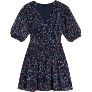 (12 UK, Navy) Ted Baker Womens/Ladies Casadee Mini Smock Panel Wrap Dress (12 UK, Navy) Ted Baker Womens/Ladies Casadee Mini Smock Panel Wrap Dress