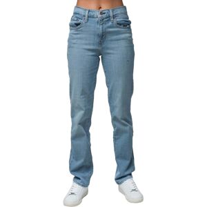 Levi's (31S, Light Blue) Levis Womens/Ladies 724 High Rise Leather Patch Jeans Levi's (31S, Light Blue) Levis Womens/Ladies 724 High Rise Leather Patch Jeans