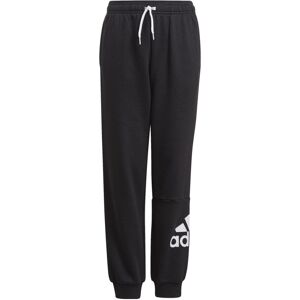 (7-8 Years, Black/White) Adidas Boys Essentials French Terry Jogging Bottoms (7-8 Years, Black/White) Adidas Boys Essentials French Terry Jogging Bottoms