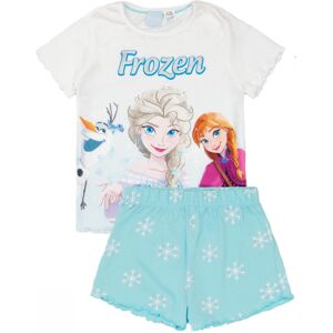 Disney (5-6 Years, Blue/White/Orange) Frozen Girls Anna And Elsa Short Pyjama Set Disney (5-6 Years, Blue/White/Orange) Frozen Girls Anna And Elsa Short Pyjama Set