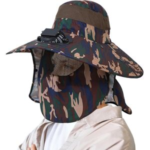 Unbranded Hat with Solar Fan,Wide Brim Solar Fan Hat Hat with Solar Powered Fan for Men Unbranded Hat with Solar Fan,Wide Brim Solar Fan Hat Hat with Solar Powered Fan for Men