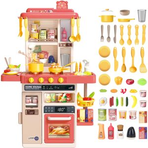 deAO Toys deAO Kitchen Playset Toy with Realistic Lights & Sounds, Kids Play Kitchen Set w deAO Toys deAO Kitchen Playset Toy with Realistic Lights & Sounds, Kids Play Kitchen Set w