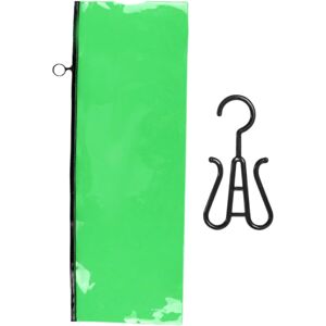 Unbranded (Pvc Dust Bag Large Green Hook) Wig Bags Storage with Hanger,Wig Case with Z Unbranded (Pvc Dust Bag Large Green Hook) Wig Bags Storage with Hanger,Wig Case with Z