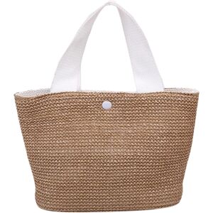 Unbranded (White) Straw Bags For Women,Wicker Beach Bag - Trendy Sandproof Spacious Purse Unbranded (White) Straw Bags For Women,Wicker Beach Bag - Trendy Sandproof Spacious Purse