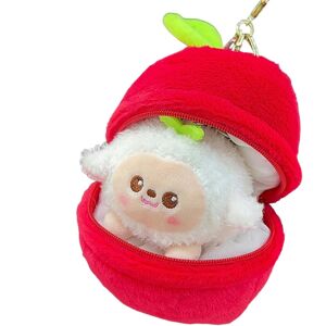 Unbranded (Apple) Plush Fruit Bag Charm Stuffed Cute Doll Pendant Adorable Key Ring Fr Unbranded (Apple) Plush Fruit Bag Charm Stuffed Cute Doll Pendant Adorable Key Ring Fr