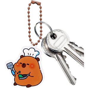 Unbranded (Cooking) Capybara Bag Charm,Animals Dolls Pendant - Cute Keychain, Backpack Dec Unbranded (Cooking) Capybara Bag Charm,Animals Dolls Pendant - Cute Keychain, Backpack Dec