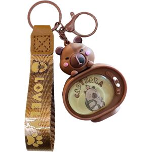 Unbranded (Small Fish Shoulder Bag) Capybara Keychain TV Shape Luminous Animal Keychains Unbranded (Small Fish Shoulder Bag) Capybara Keychain TV Shape Luminous Animal Keychains