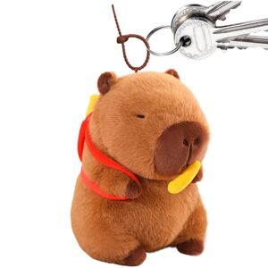 Unbranded (French Fries Version) Capybara Plush Pendant Toy Cute Stuffed Animal Dolls To Unbranded (French Fries Version) Capybara Plush Pendant Toy Cute Stuffed Animal Dolls To