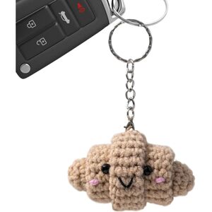 Unbranded Crochet Bread Keychain Funny Food Bag Charm Portable Home Decoration, Adorab Unbranded Crochet Bread Keychain Funny Food Bag Charm Portable Home Decoration, Adorab
