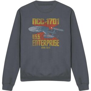 (XL, Charcoal) Star Trek Unisex Adult NCC-1701 Sweatshirt (XL, Charcoal) Star Trek Unisex Adult NCC-1701 Sweatshirt
