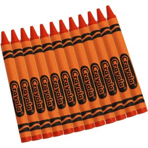 Crayola Crayons Orange Single Color Crayon Refill 12 Count Bulk Crayons Scho Crayola Crayons Orange Single Color Crayon Refill 12 Count Bulk Crayons Scho