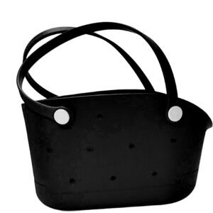 Unbranded (Black) Small Rubber Tote Bag,Waterproof Travel Beach Bag Fashion Travel Acces Unbranded (Black) Small Rubber Tote Bag,Waterproof Travel Beach Bag Fashion Travel Acces