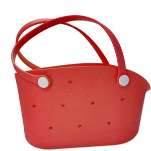Unbranded (Red) Small Rubber Tote Bag,Waterproof Travel Beach Bag Fashion Travel Accesso Unbranded (Red) Small Rubber Tote Bag,Waterproof Travel Beach Bag Fashion Travel Accesso