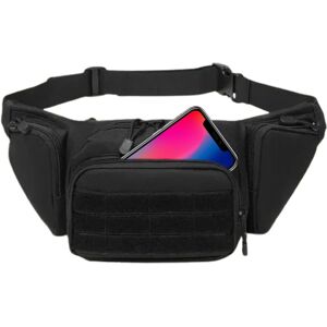 Unbranded (Black) Hip Bag for Men Portable Fanny Pack Hip Belt Multifunctional Fly Fis Unbranded (Black) Hip Bag for Men Portable Fanny Pack Hip Belt Multifunctional Fly Fis