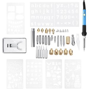 GreenZech (US Plug) 42Pcs 110V/220V Electric Solder Iron Welding Pen Carving Craft Kit Sol GreenZech (US Plug) 42Pcs 110V/220V Electric Solder Iron Welding Pen Carving Craft Kit Sol