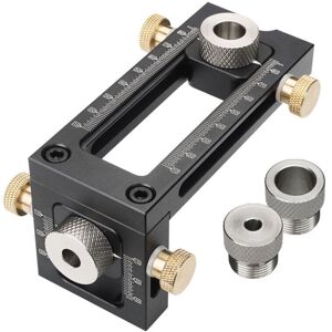 GreenZech 2 In 1 Adjustable Baby Bed Screw Drill Locator Kit with 4 Drill Bushings, Alumin GreenZech 2 In 1 Adjustable Baby Bed Screw Drill Locator Kit with 4 Drill Bushings, Alumin