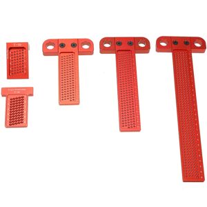 GreenZech (T260) Aluminum Alloy Woodworking Scriber T-Type Ruler with 1mm Holes, Sizes T50 GreenZech (T260) Aluminum Alloy Woodworking Scriber T-Type Ruler with 1mm Holes, Sizes T50