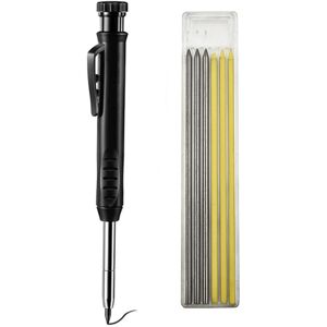 GreenZech (Black pen shell + Yellow + Black refill) Mechanical Pencil with Sharpener Cap, GreenZech (Black pen shell + Yellow + Black refill) Mechanical Pencil with Sharpener Cap,