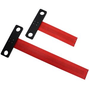GreenZech (6 Inch) 6/12 Inch Woodworking T-Ruler - Aluminum Alloy Hole Marking Tool for Ac GreenZech (6 Inch) 6/12 Inch Woodworking T-Ruler - Aluminum Alloy Hole Marking Tool for Ac