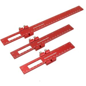 GreenZech 3pcs Aluminum Alloy Precision Pocket Ruler Set for Woodworking & Carpentry - 6", GreenZech 3pcs Aluminum Alloy Precision Pocket Ruler Set for Woodworking & Carpentry - 6",