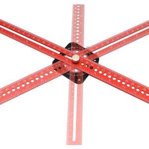 GreenZech 360 Compass Angle Marking Ruler - 30cm Aluminum Alloy, Dual Scale, Ergonomic Des GreenZech 360 Compass Angle Marking Ruler - 30cm Aluminum Alloy, Dual Scale, Ergonomic Des