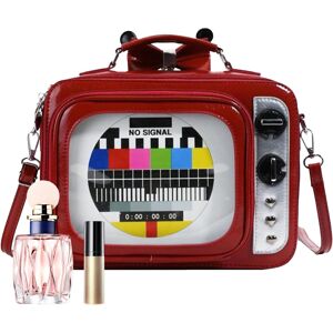 Unbranded (Red) Travel Backpack - TV Shape Shoulder Purse Large Capacity School Daypack, Unbranded (Red) Travel Backpack - TV Shape Shoulder Purse Large Capacity School Daypack,