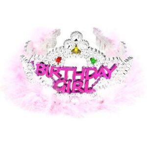 Rubies Forum Novelties Women's With Pink Faux-fur FLASHING TIARA BIRTHDAY GIRL As Show Rubies Forum Novelties Women's With Pink Faux-fur FLASHING TIARA BIRTHDAY GIRL As Show