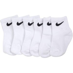 Nike Newborn Baby Socks White/Black 6 Pairs Size 6-12 Months Nike Newborn Baby Socks White/Black 6 Pairs Size 6-12 Months