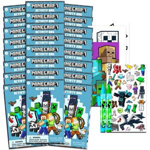 Minecraft Party Favors for Kids Bundle ~ 24 Minecraft Mini Play Packs with Color Minecraft Party Favors for Kids Bundle ~ 24 Minecraft Mini Play Packs with Color