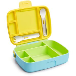 Munchkin Lunch Bento Box for Kids Includes Utensils Green Munchkin Lunch Bento Box for Kids Includes Utensils Green