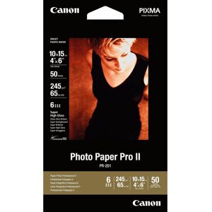 Canon Photo Paper Pro II 4"""" x 6"""" (50 Sheets) (2737B011) Canon Photo Paper Pro II 4"""" x 6"""" (50 Sheets) (2737B011)
