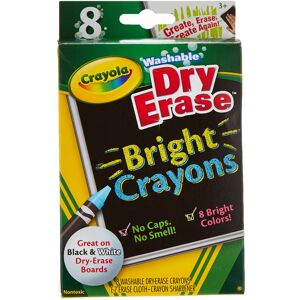 Crayola Dry-Erase Bright Crayons 8 count Crayola Dry-Erase Bright Crayons 8 count