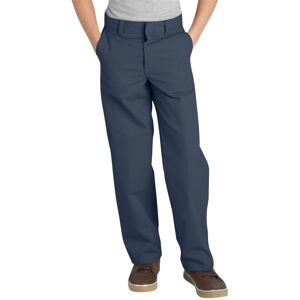 Dickies Big Boys' Flex Waist Flat Front Pant Dark Navy 16 Husky Dickies Big Boys' Flex Waist Flat Front Pant Dark Navy 16 Husky