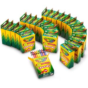 Crayola Crayons Bulk (24 Packs) Back to School Supplies for Preschool & Kinderg Crayola Crayons Bulk (24 Packs) Back to School Supplies for Preschool & Kinderg