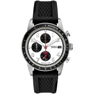 Fossil Men's Sport Tourer Chronograph Black Silicone Watch Fossil Men's Sport Tourer Chronograph Black Silicone Watch