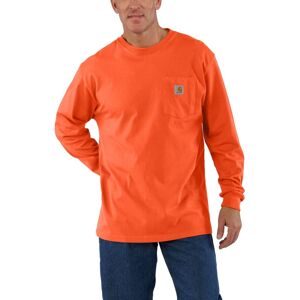 Carhartt Mens Loose Fit Heavyweight T-Shirt Workwear Jersey Pocket Long-Sleeve K Carhartt Mens Loose Fit Heavyweight T-Shirt Workwear Jersey Pocket Long-Sleeve K